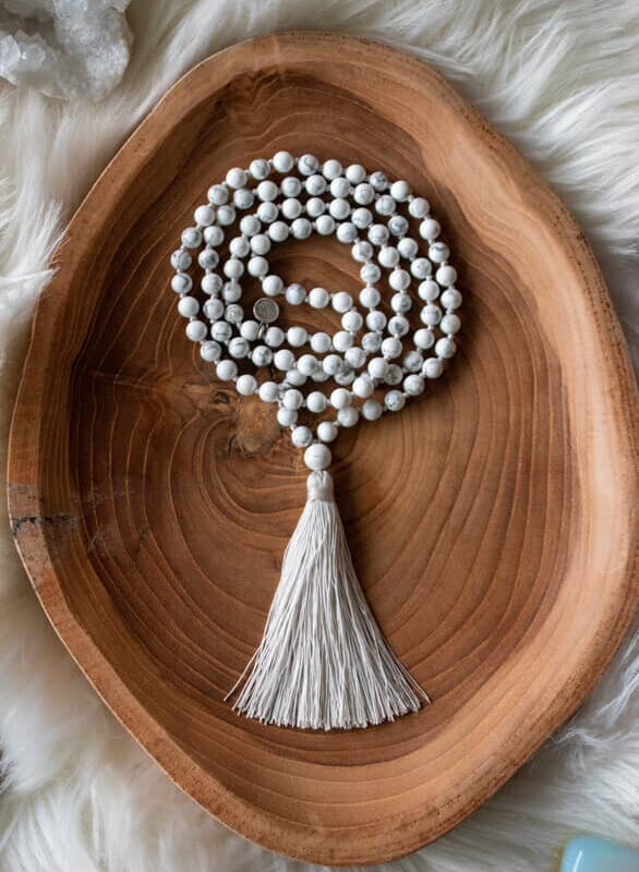 Japa Mala de Howlita