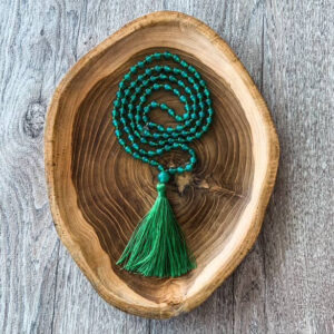 Japa Mala de Jade Verde