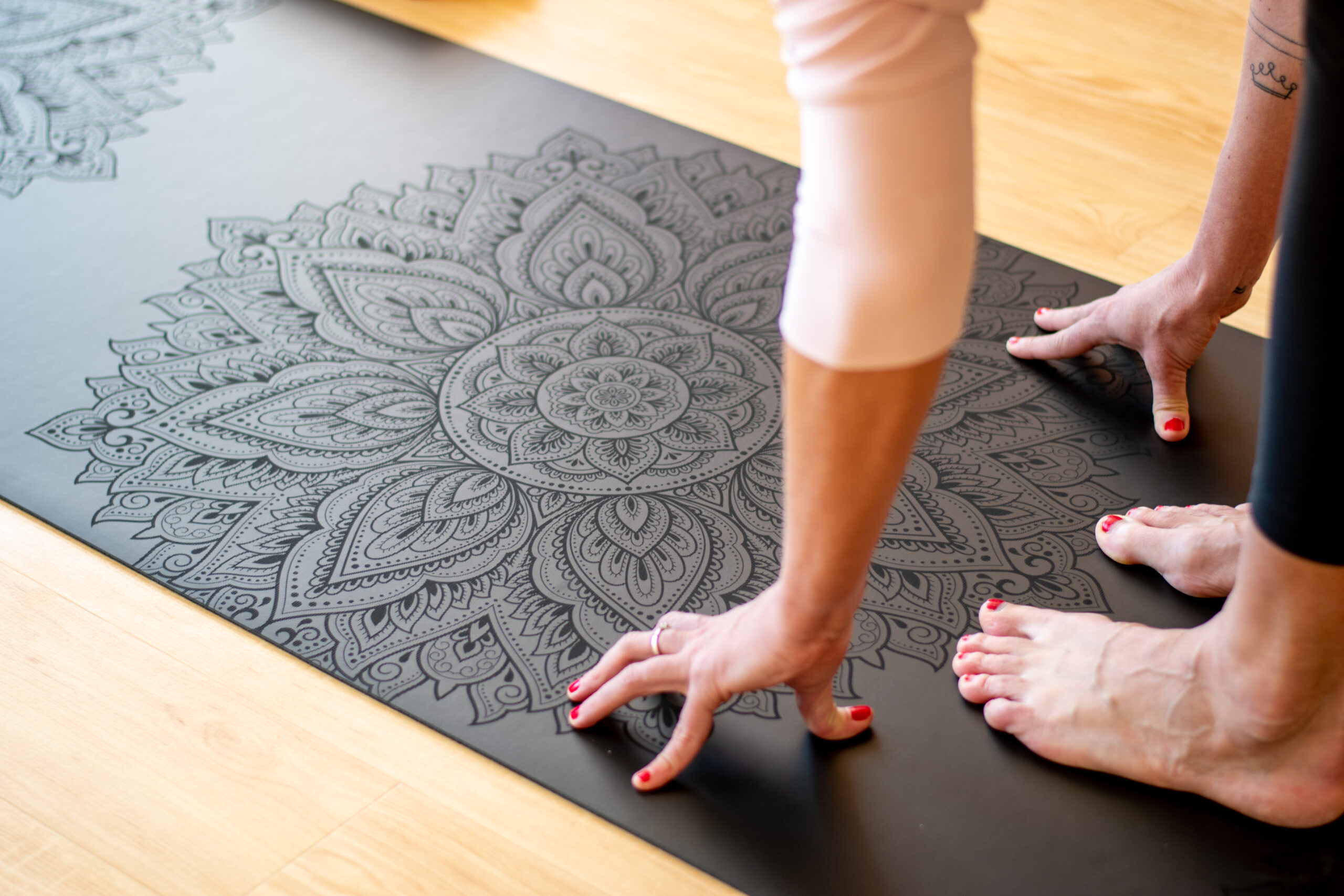 All Yoga Mat MANDALA BLACK - Image 6