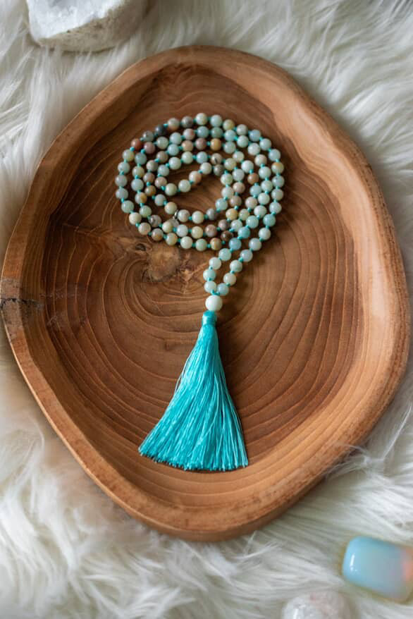 Japa Mala de Amazonita