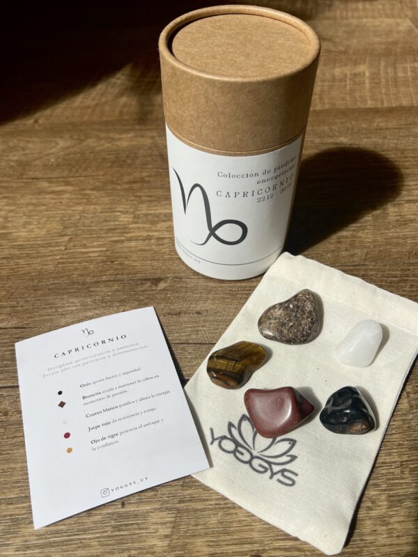 Set de Minerales del Zodiaco - Capricornio