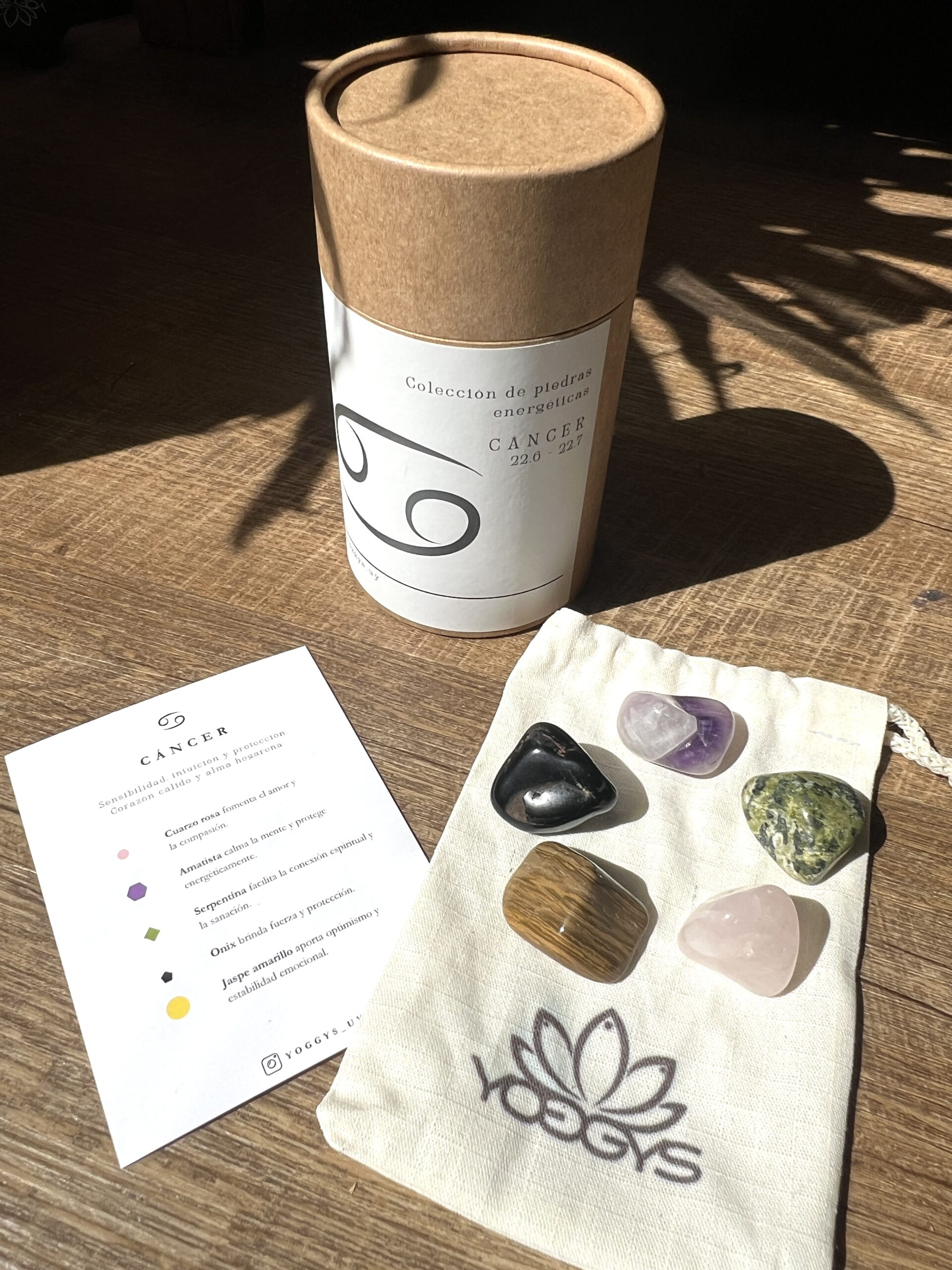 Set de Minerales del Zodiaco - Cáncer