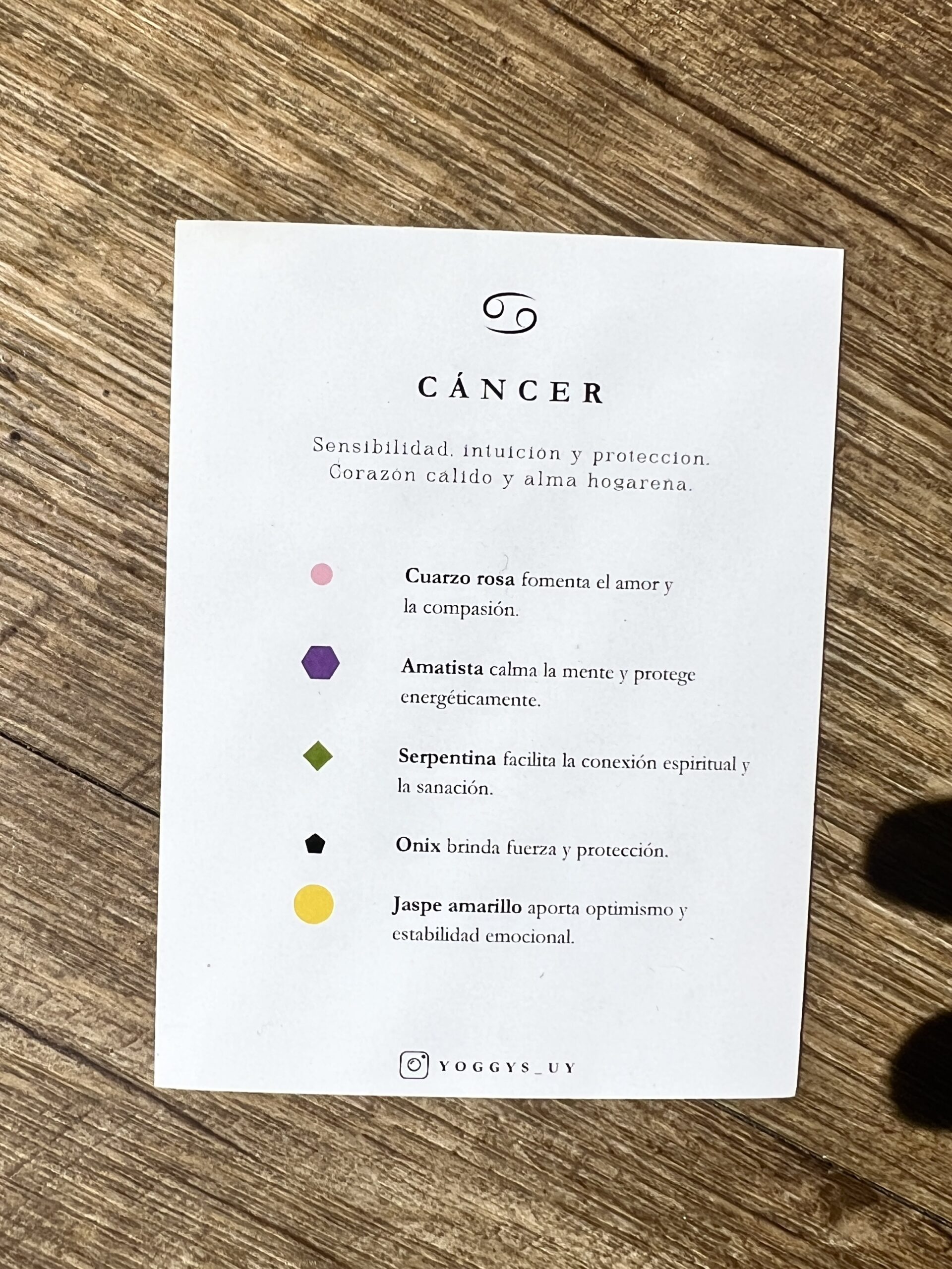 Set de Minerales del Zodiaco - Cáncer - Image 2